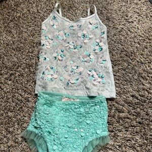 Tutu Du Monde Sequin Singlet and Short Set
